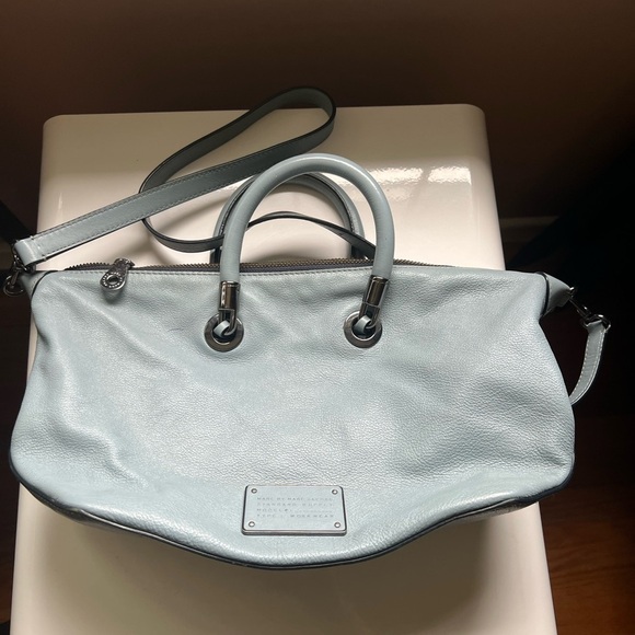 Marc Jacobs Too Hot To Handle Satchel in Baby Blue - Picture 2 of 13